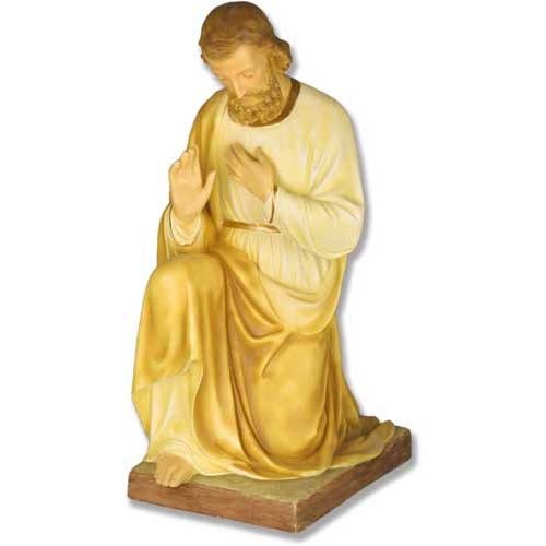 Custom Painted Joseph Nativity 30 H Ntv1.2 Outdoor/Indoor Statue - Bella Statues