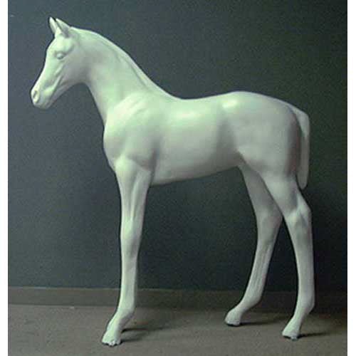 Custom Painted Lifesize Standing Colt (Horse) 48 Outdoor/Indoor Statue - Bella Statues