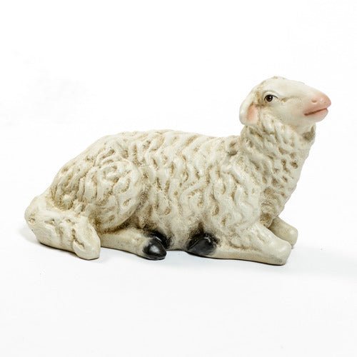 Custom Painted Sheep (Baby) For Nativity 6H Outdoor/Indoor Statue - Bella Statues