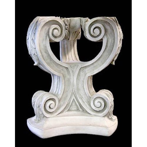 Acanthus Leaf Table Base Outdoor/Indoor Statue - Bella Statues