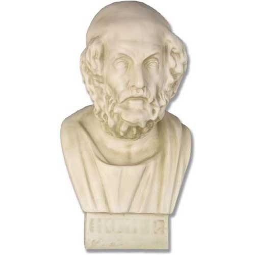 Homer Bust - 26 Outdoor/Indoor Statue - Bella Statues