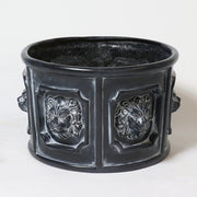 Six Lion Head Urn Outdoor/Indoor Statue - Bella Statues