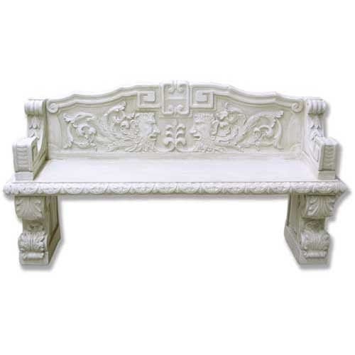 Lifesize Greenman Grand Bench 33 Outdoor/Indoor Statue - Bella Statues
