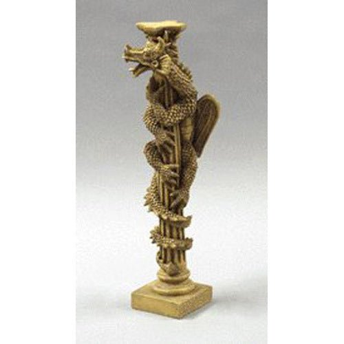 Dragon On Column 23 Outdoor/Indoor Statue - Bella Statues
