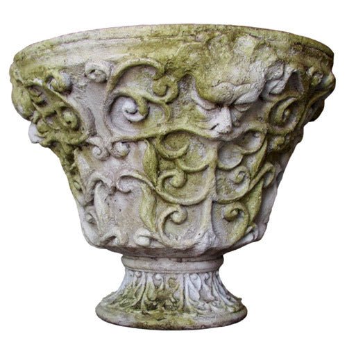 Wide Greenman Planter Outdoor/Indoor Statue - Bella Statues