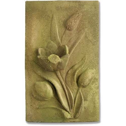 Tulip Plaque 17.5 Outdoor/Indoor Statue - Bella Statues