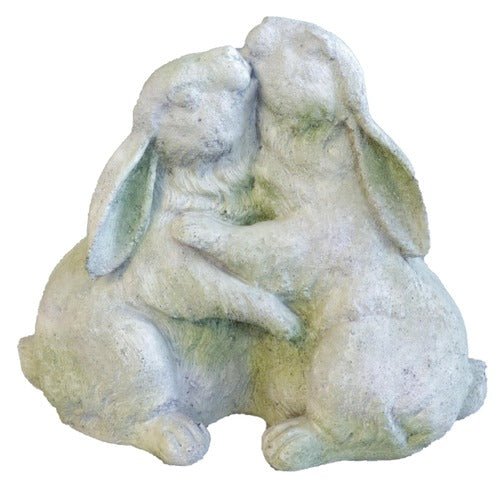 Hugging Bunnies Outdoor/Indoor Statue - Bella Statues