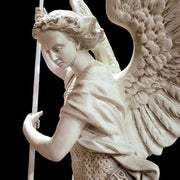 Lifesize Saint Michael Slaying Satan 58 Outdoor/Indoor Statue - Bella Statues