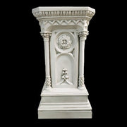 Lifesize Columned Church Pedestal Outdoor/Indoor Statue - Bella Statues