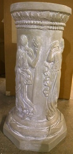 Dancing Muse Pedestal 22 Outdoor/Indoor Statue - Bella Statues