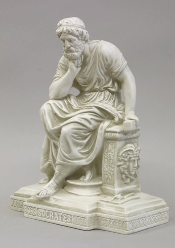 Socrates Seated Outdoor/Indoor Statue - Bella Statues