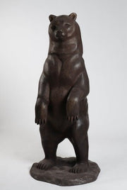 Lifesize BIG BROWN BEAR Outdoor/Indoor Statue - Bella Statues