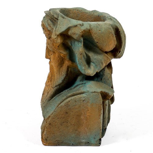 King Richard Head Planter 11 Outdoor/Indoor Statue - Bella Statues