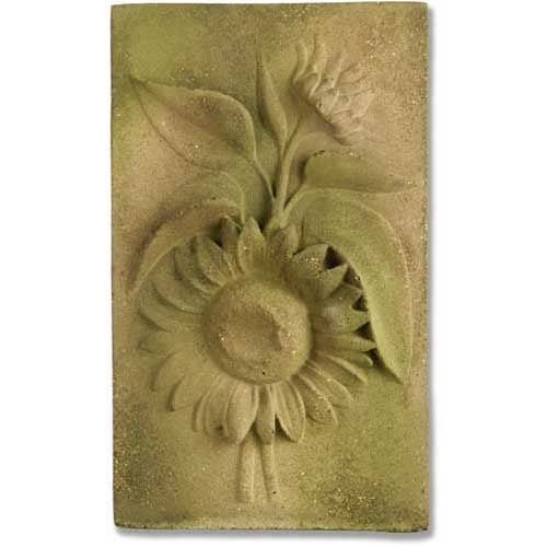 Sunflower Plaque Outdoor/Indoor Statue - Bella Statues