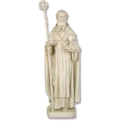 Saint Benedict 30"H Outdoor/Indoor Statue - Bella Statues