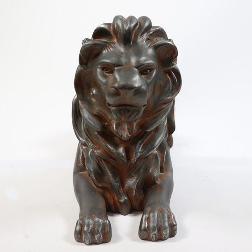 Lifesize Lion Sitting with Pride 21 Outdoor/Indoor Statue - Bella Statues