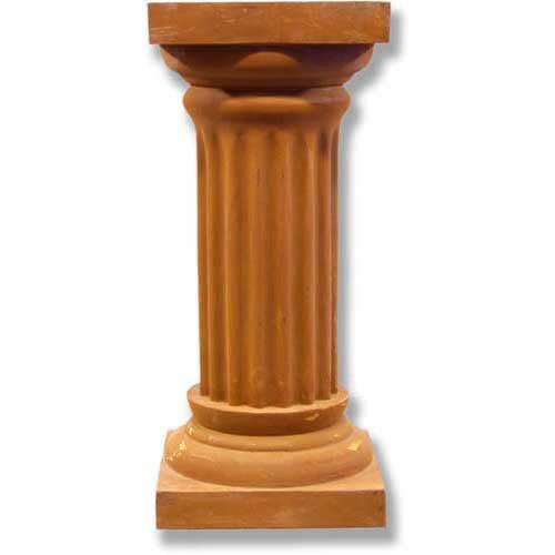 Fluted Column 28 H (R) Outdoor/Indoor Statue - Bella Statues