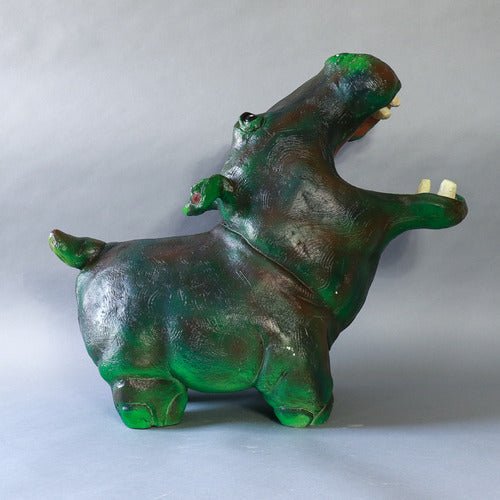 Molly Hippo Birdfeeder Outdoor/Indoor Statue - Bella Statues