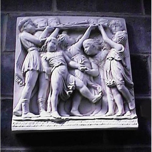 Lifesize Cantoria Blast Of Horns 41 H Outdoor/Indoor Statue - Bella Statues