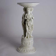 Lifesize Tario Graces Pedestal Outdoor/Indoor Statue - Bella Statues