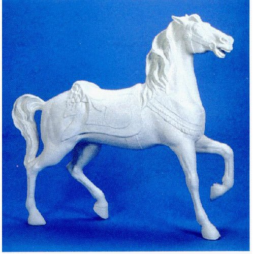 Lifesize Standing Carousel Horse 59 Outdoor/Indoor Statue - Bella Statues