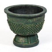 Eastern Oxidized Urn Outdoor/Indoor Statue - Bella Statues