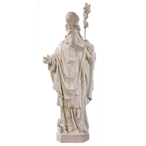 Lifesize Saint Patrick with Staff 72"H Outdoor/Indoor Statue - Bella Statues