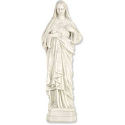 Immaculate Heart Of Mary Outdoor/Indoor Statue - Bella Statues