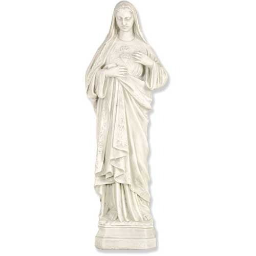 Immaculate Heart Of Mary Outdoor/Indoor Statue - Bella Statues