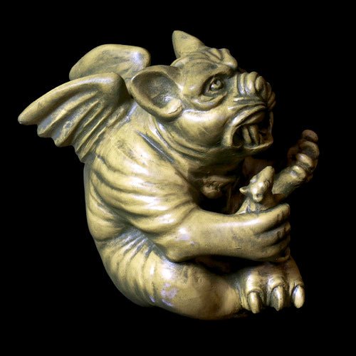 Mouse Catcher Gargoyle 8 Outdoor/Indoor Statue - Bella Statues