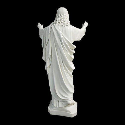 Lifesize Jesus Religious Sacred Heart (HANDS UP) 60" Outdoor/Indoor Statue - Bella Statues