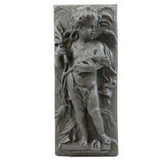 Little Boy Autumn Plaque Outdoor/Indoor Statue - Bella Statues