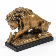 Lion Devouring Serpent Outdoor/Indoor Statue - Bella Statues