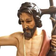 Custom Painted Lifesize St. John the Baptist w/ (staff Outdoor/Indoor Statue - Bella Statues