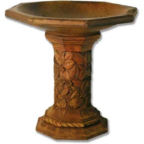 Turner Birdbath 21 Outdoor/Indoor Statue - Bella Statues
