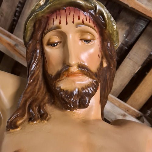 Custom Painted Lifesize Corpus Of Christ - 72 Outdoor/Indoor Statue - Bella Statues