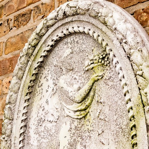 Plaque Of Flora 34 Outdoor/Indoor Statue - Bella Statues