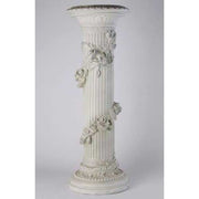 Lifesize Garland English Pedestal 40 Outdoor/Indoor Statue - Bella Statues