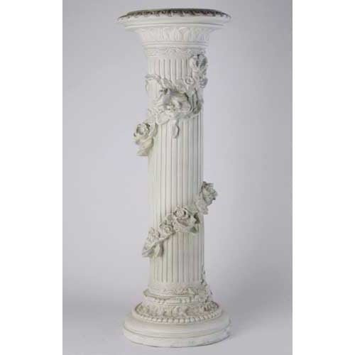 Lifesize Garland English Pedestal 40 Outdoor/Indoor Statue - Bella Statues