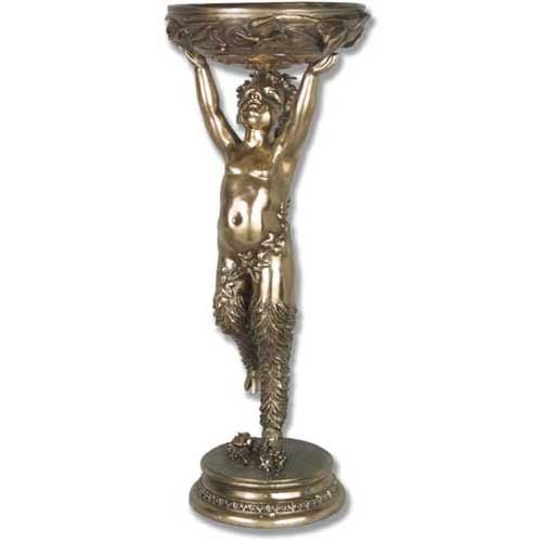 Pan Planter Cast Bronze 31 Outdoor/Indoor Statue - Bella Statues