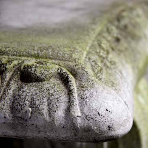 Lifesize Curved Garden Bench 18 Outdoor/Indoor Statue - Bella Statues