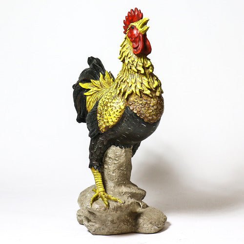 Rooster Crowing 28 Outdoor/Indoor Statue - Bella Statues