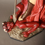 Custom Painted Lifesize Saint Michael Slaying Satan 58 Outdoor/Indoor Statue - Bella Statues
