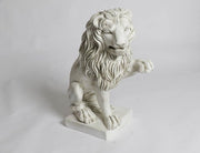 Lion Left Paw Up Outdoor/Indoor Statue - Bella Statues