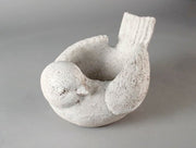Left Looking Bird Planter Outdoor/Indoor Statue - Bella Statues