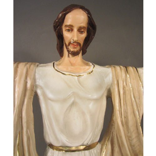 Custom Painted Lifesize Rising Christ Wall Hanging 67" Outdoor/Indoor Statue - Bella Statues