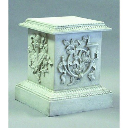 Decorative Horn Pedestal 23 Outdoor/Indoor Statue - Bella Statues