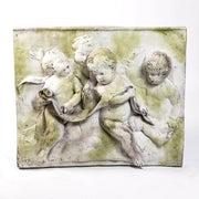 Lifesize Four Singing Cherubs Plaque Outdoor/Indoor Statue - Bella Statues