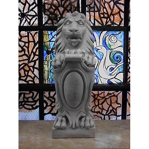 Lion De France with Shield 28 Outdoor/Indoor Statue - Bella Statues