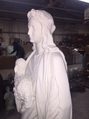 Lifesize ST. AGNES 5' Outdoor/Indoor Statue - Bella Statues